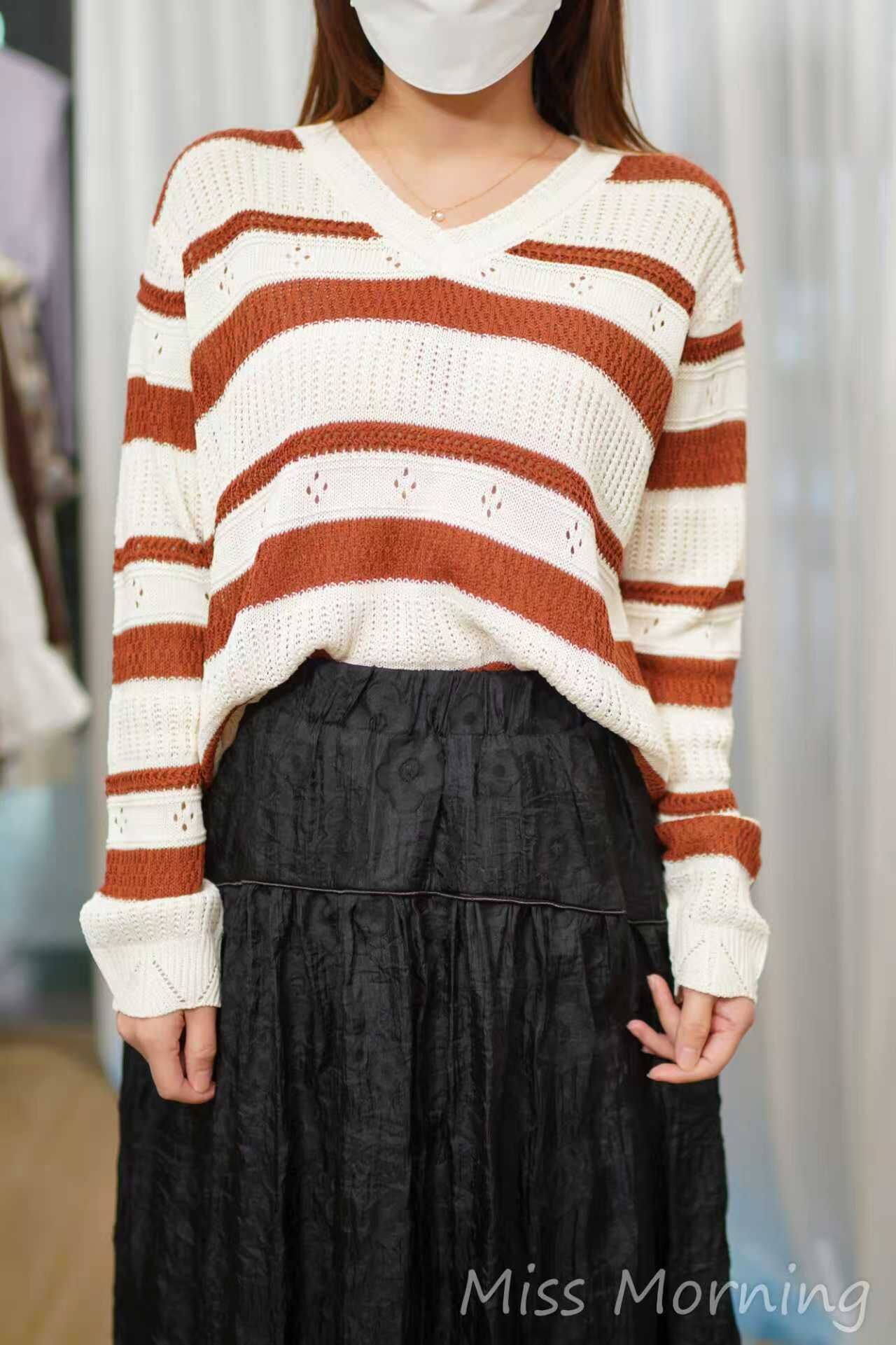 靚織紋顯瘦百搭線衫(14777)