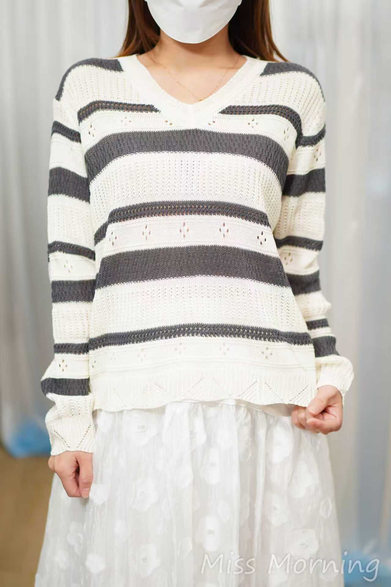 靚織紋顯瘦百搭線衫(14777)