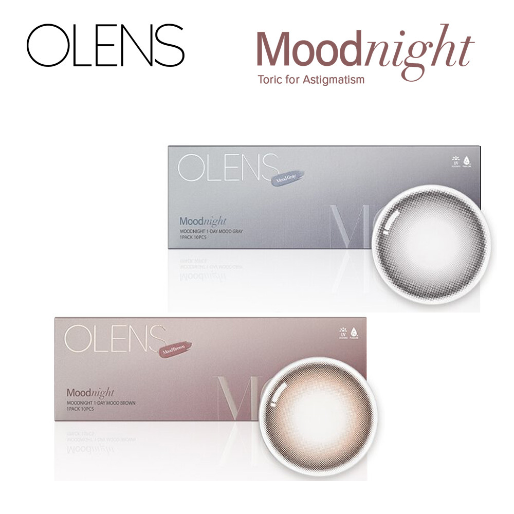 Olens Mood Night 1 Day 美瞳 日拋 彩色 隱形眼鏡 10片