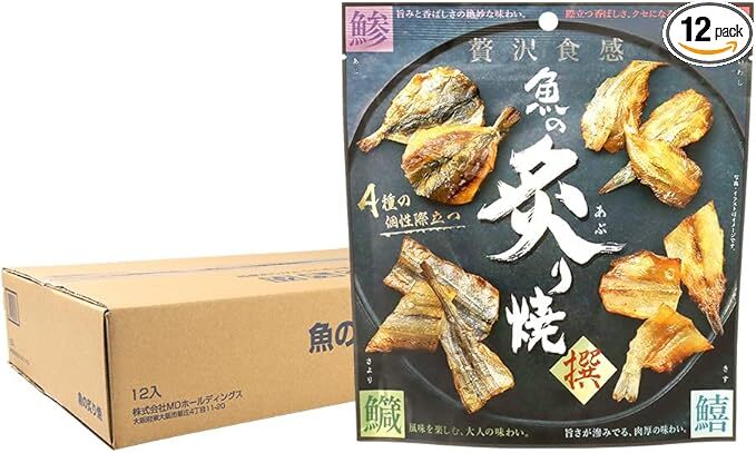 【預購】J0912901　MD Holdings 烤魚 12袋 （1箱）