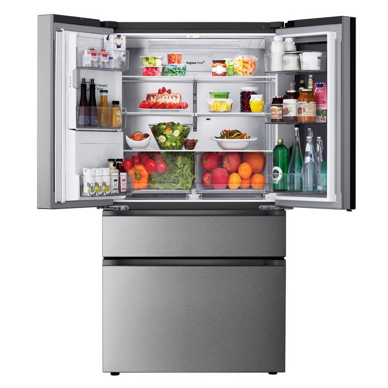 【LG】782公升｜InstaView™敲敲看門中門冰球四門冰箱｜星夜黑｜GR-AQC82BS