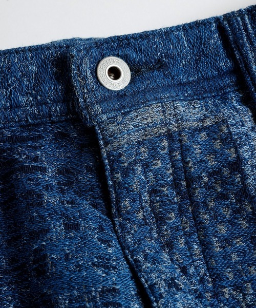 FDMTL JAPAN BORO JAQUARD WIDE PANTS RINSE - PRE ORDER ITEM (預訂中)