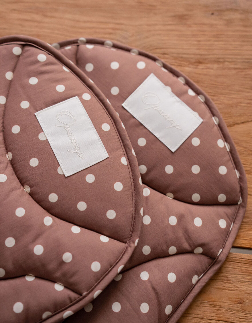 OPAAAP 摩卡點點泡芙推車底墊