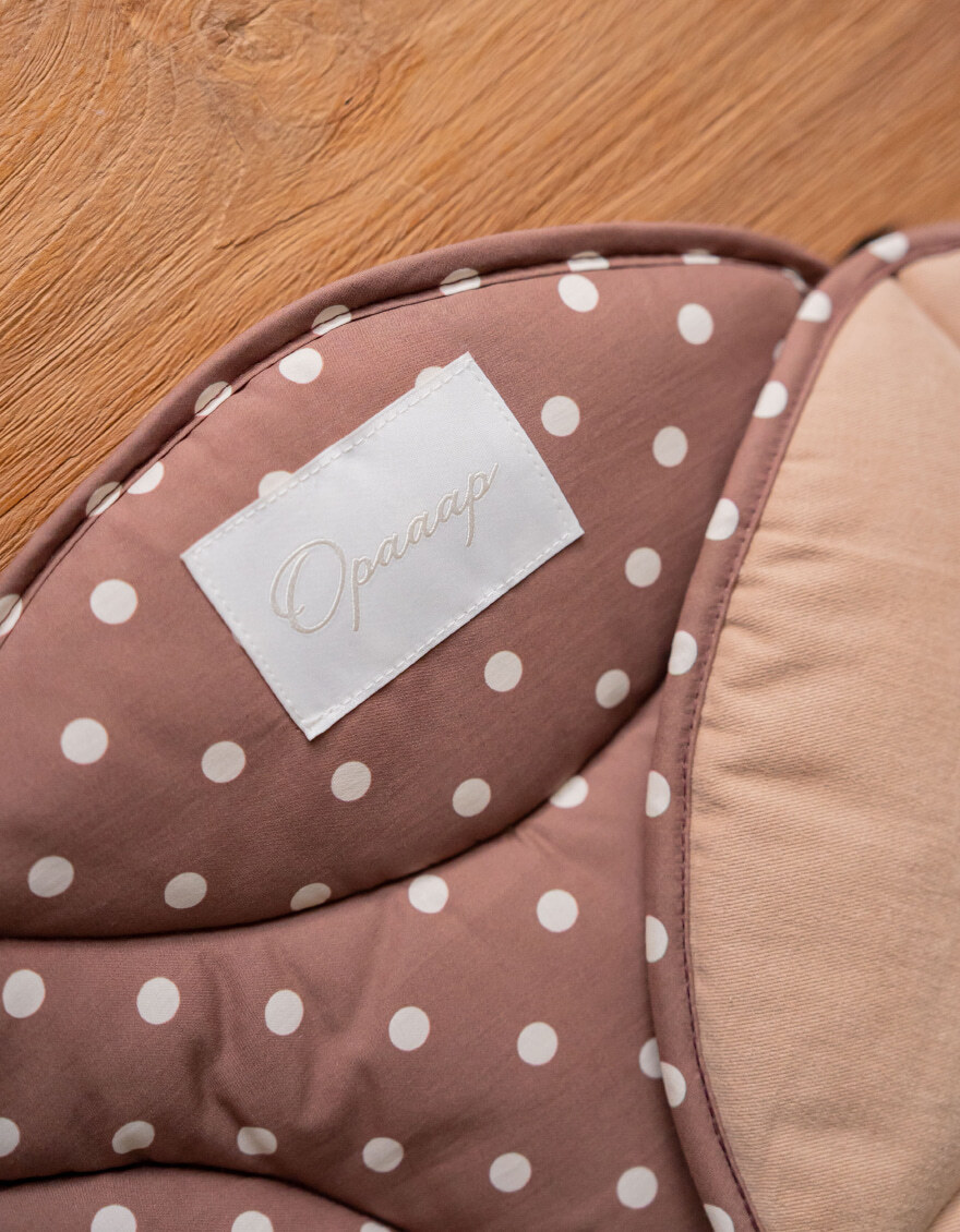 OPAAAP 摩卡點點泡芙推車底墊