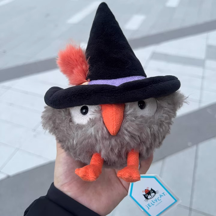 正品 JellyCat 萬聖節系列 黑卡蒂貓頭鷹 魔法貓頭鷹 巫師貓頭鷹