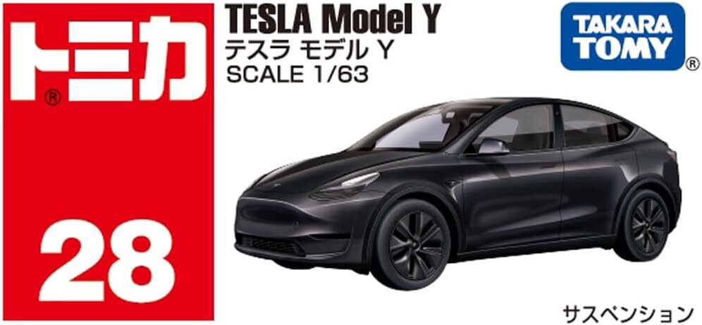 《 TAKARA TOMY 》 TOMICA No.028 特斯拉Model Y