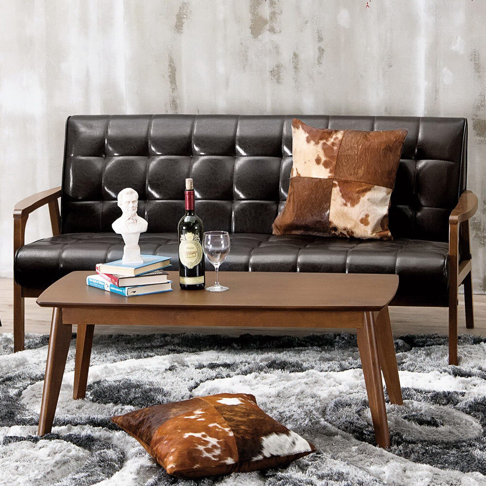 曼哈頓實木沙發三人椅/三人座