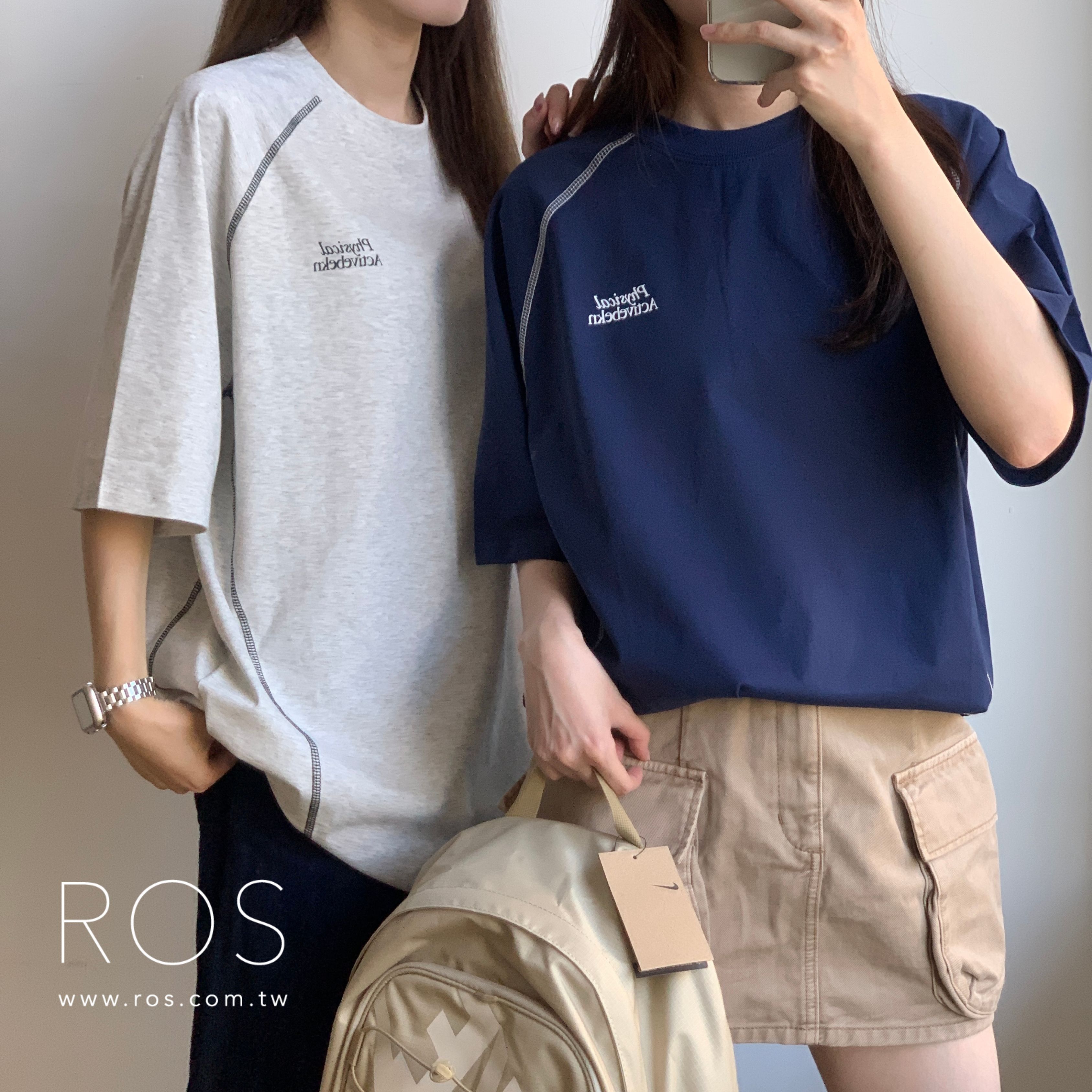 ❄️夏日涼感必備❄️Physical Activebekn 反車線印花 短T(2colors)