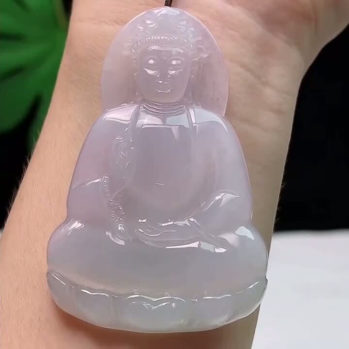 92323 翡翠素衣觀音