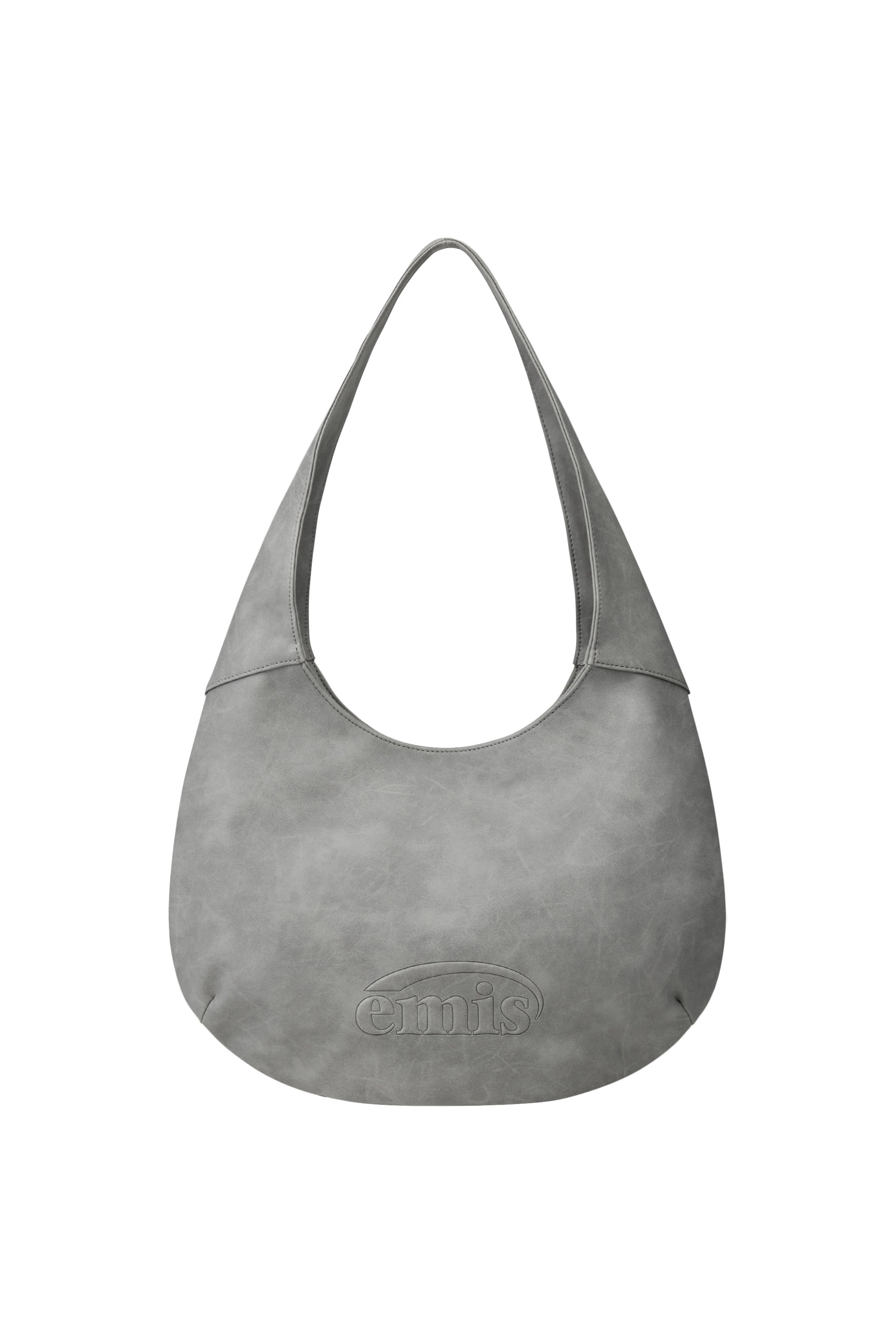EMIS LOGO EMBOSSED SHOULDER BAG