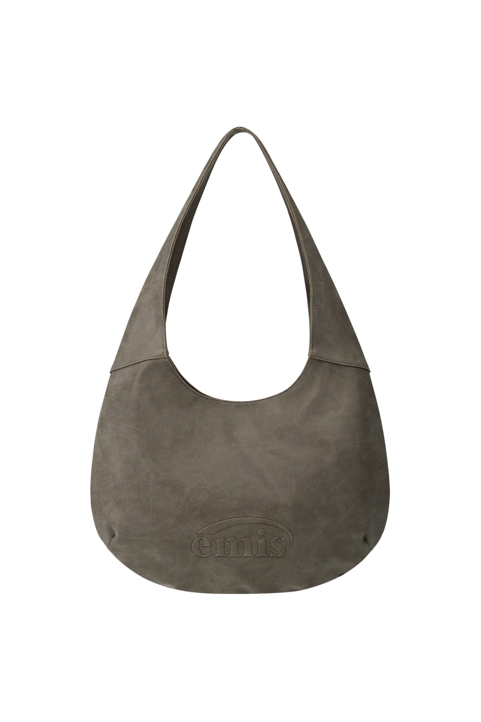 EMIS LOGO EMBOSSED SHOULDER BAG