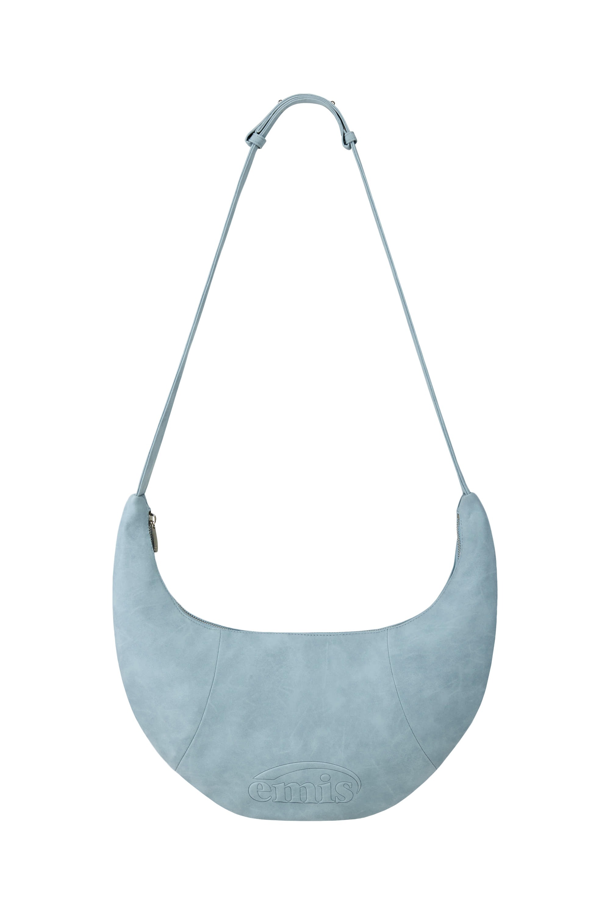 EMIS LOGO EMBOSSED HALF MOON BAG