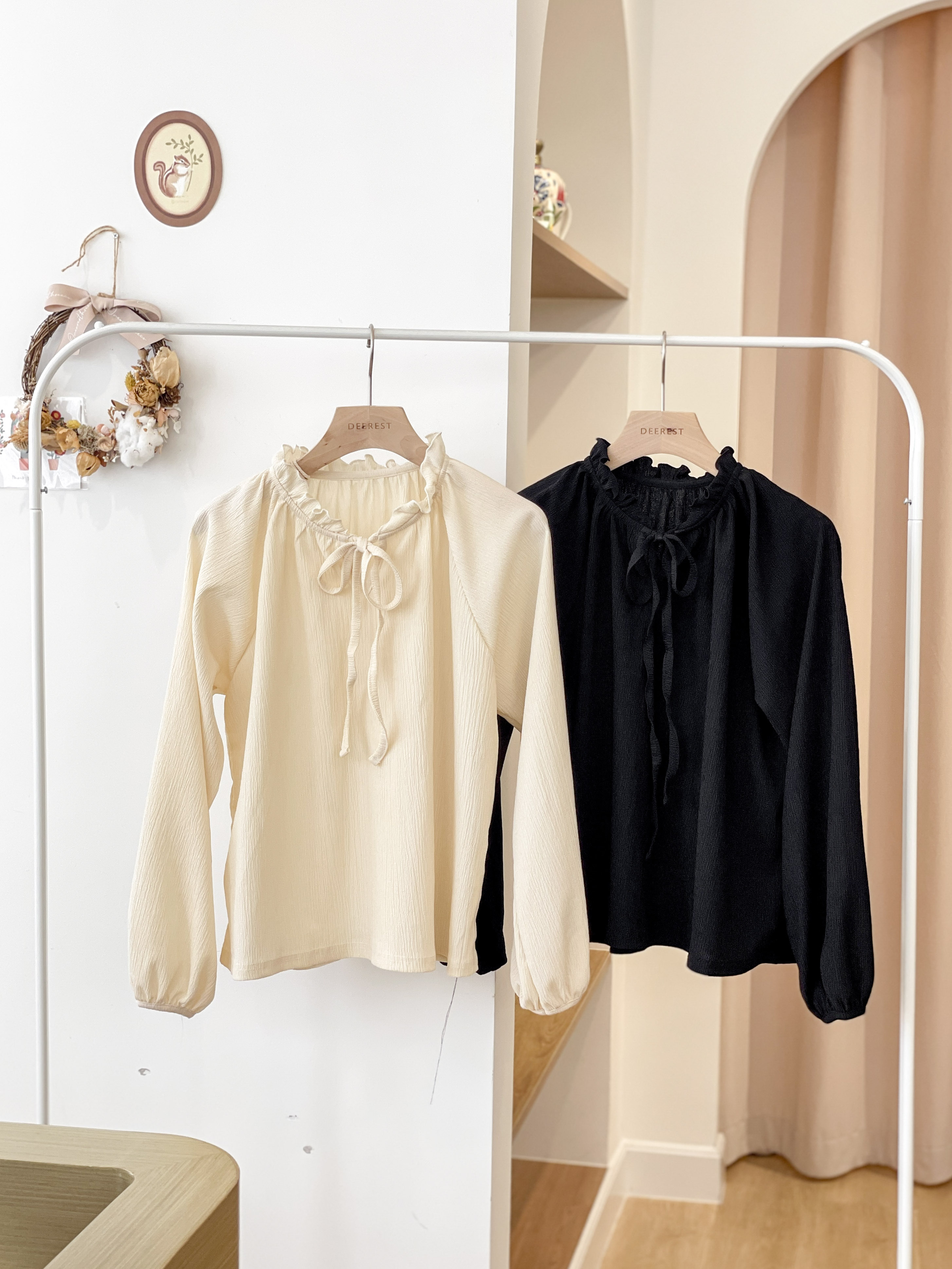 T1381 Cream Ethereal Blouse