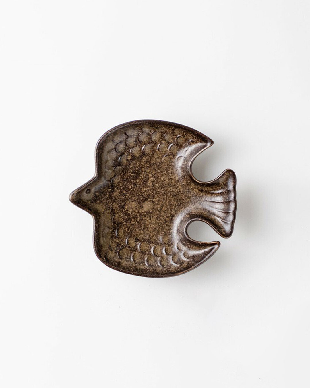 Dinky Bird shape Plate Brown｜Mino Ware