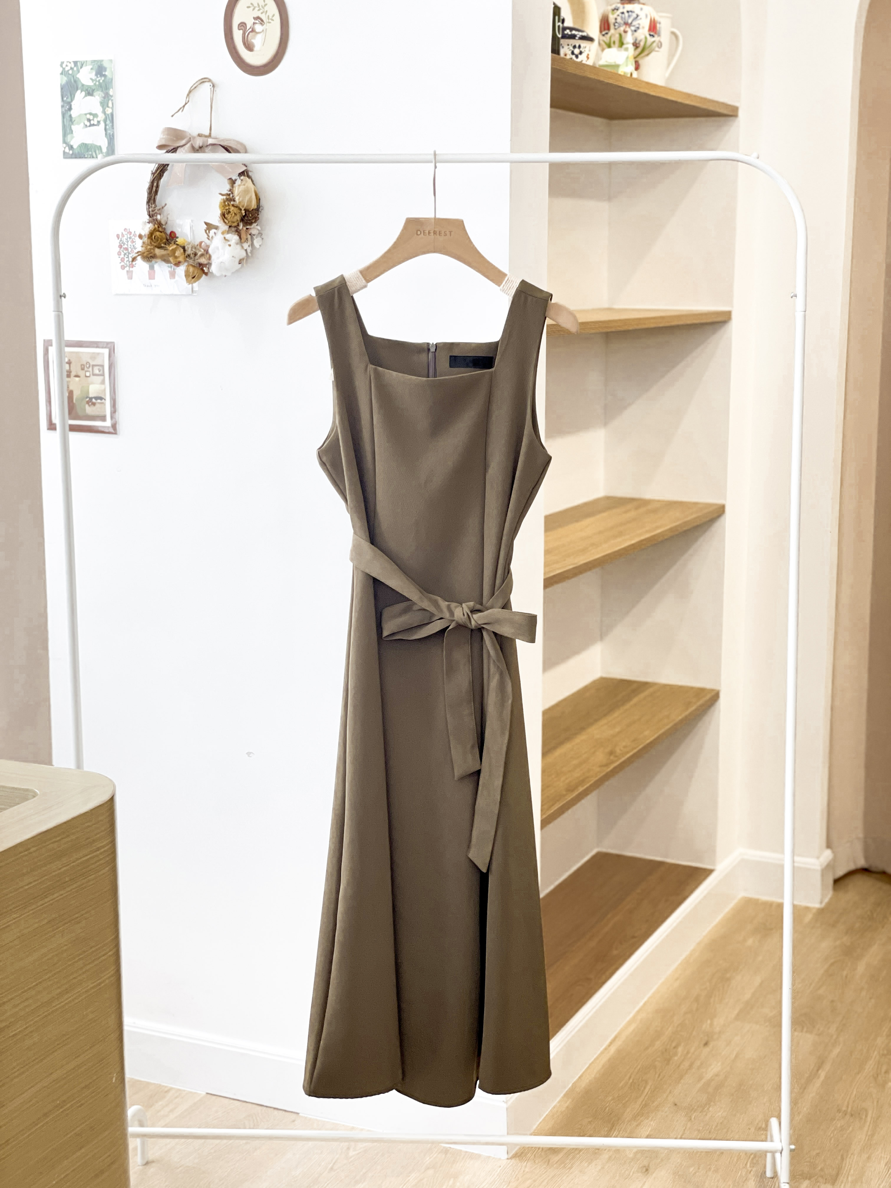 OP671 Forest Village Strapped Dress