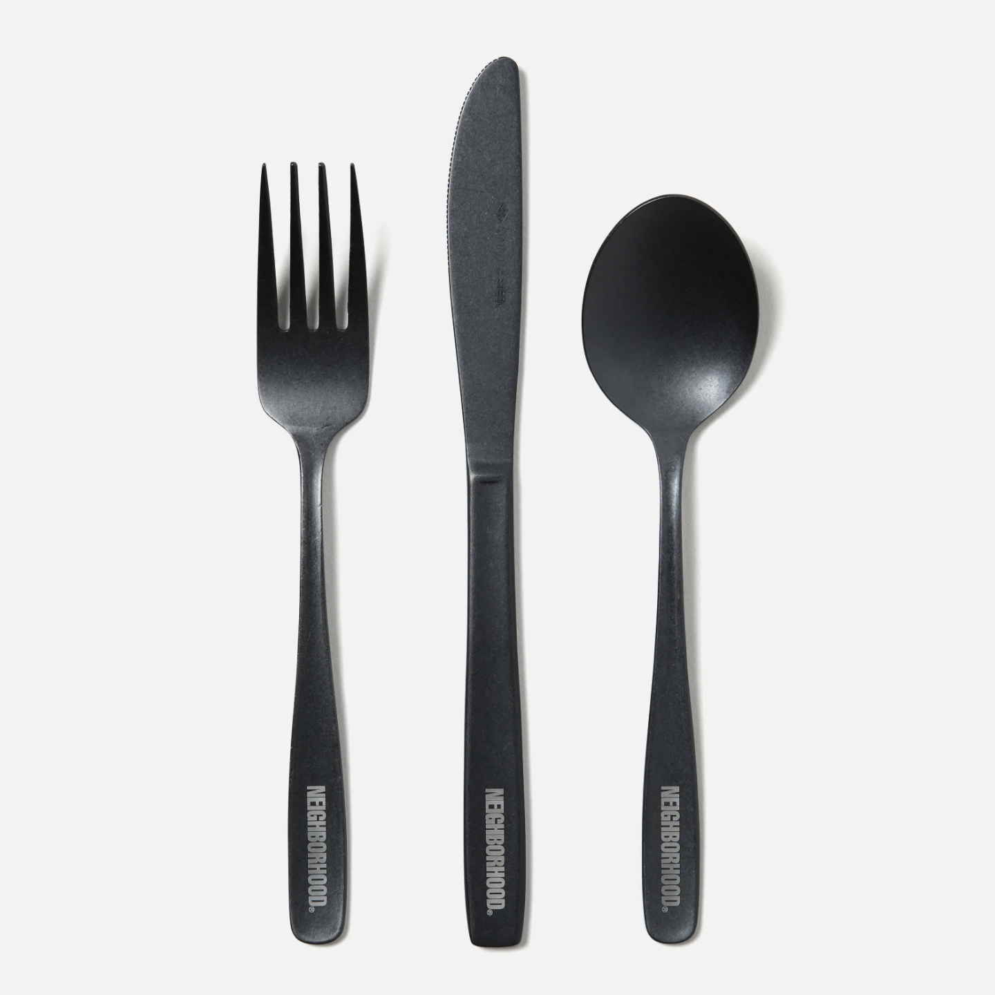 NEIGHBORHOOD CI CUTLERY SET 不鏽鋼湯匙叉子刀子餐具組-252WFNH-AC