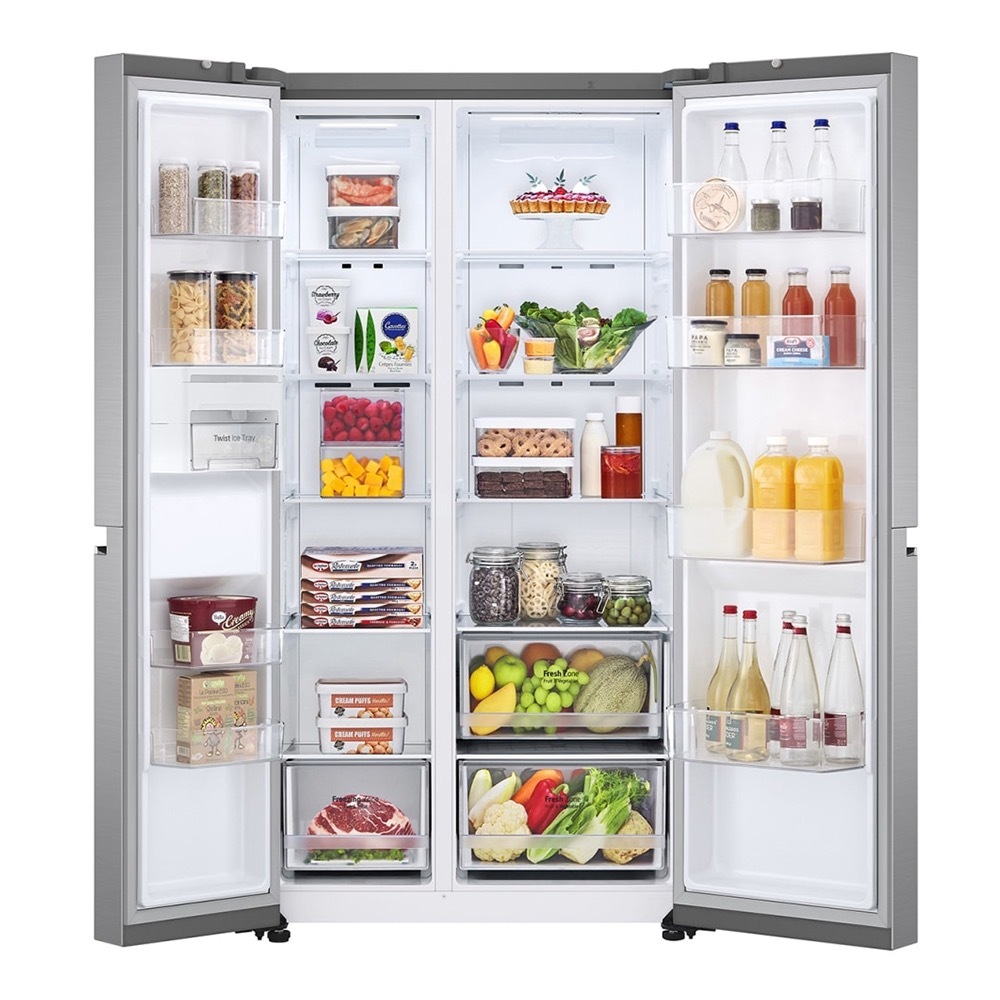 【LG】785公升｜智慧變頻對開冰箱｜星辰銀|GR-B734SV