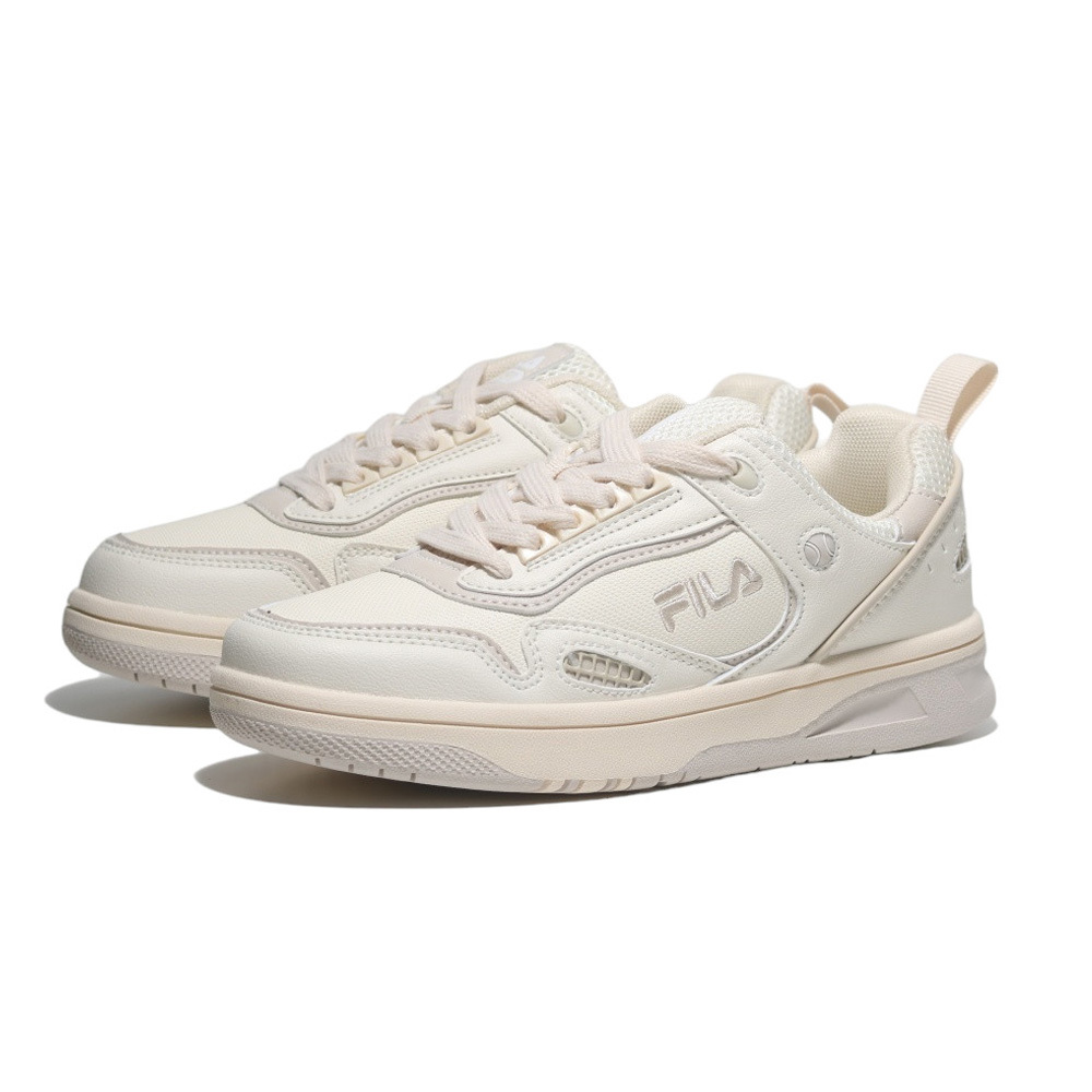 FILA 休閒鞋 奶茶杏 復古 運動鞋 女 5C943Z777