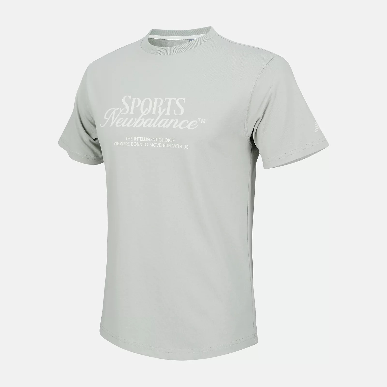 NEW BALANCE 短T NB 草綠 LOGO 棉短袖 男 AMT53314GAS