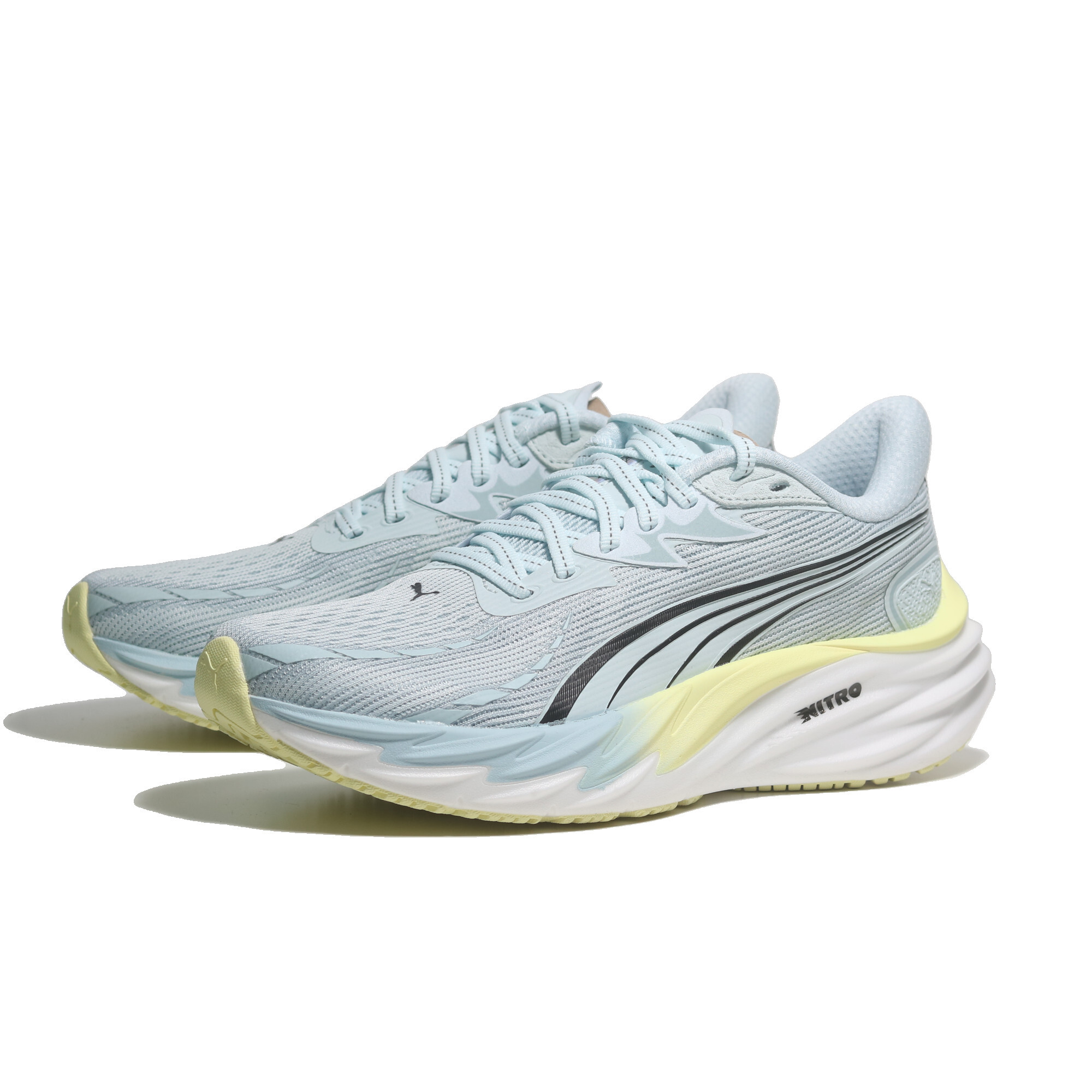 PUMA 慢跑鞋 VELOCITY NITRO 4 藍灰 氮氣 女 31114107