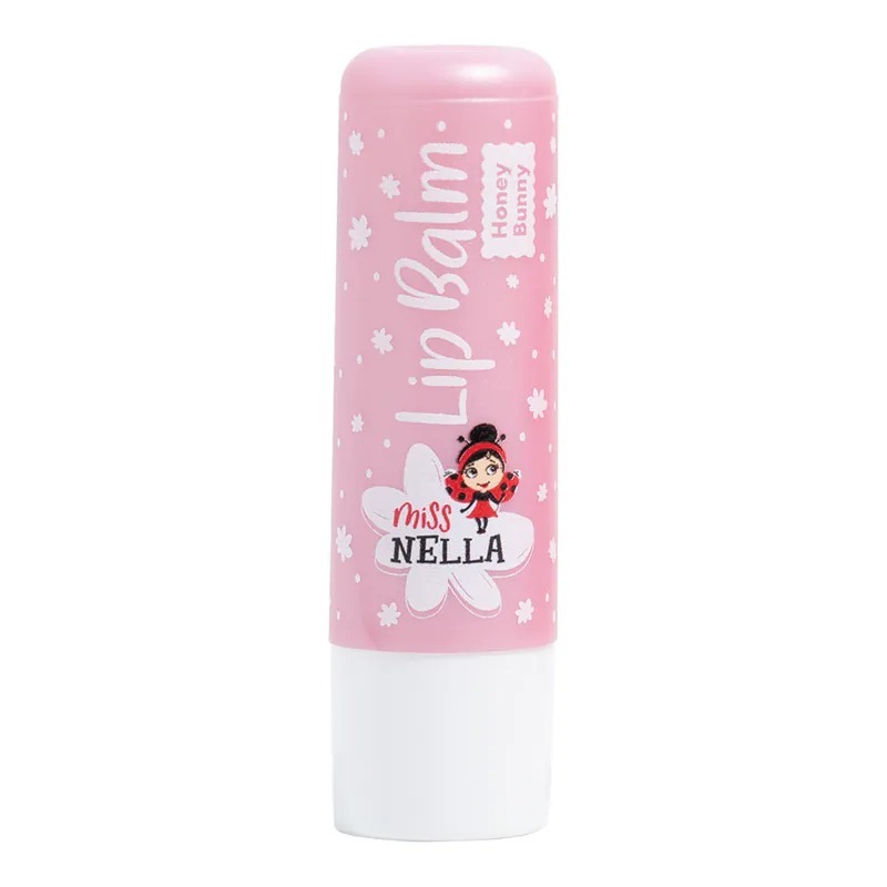 Miss Nella 兒童水性胖胖款護唇膏-蜜糖裸粉