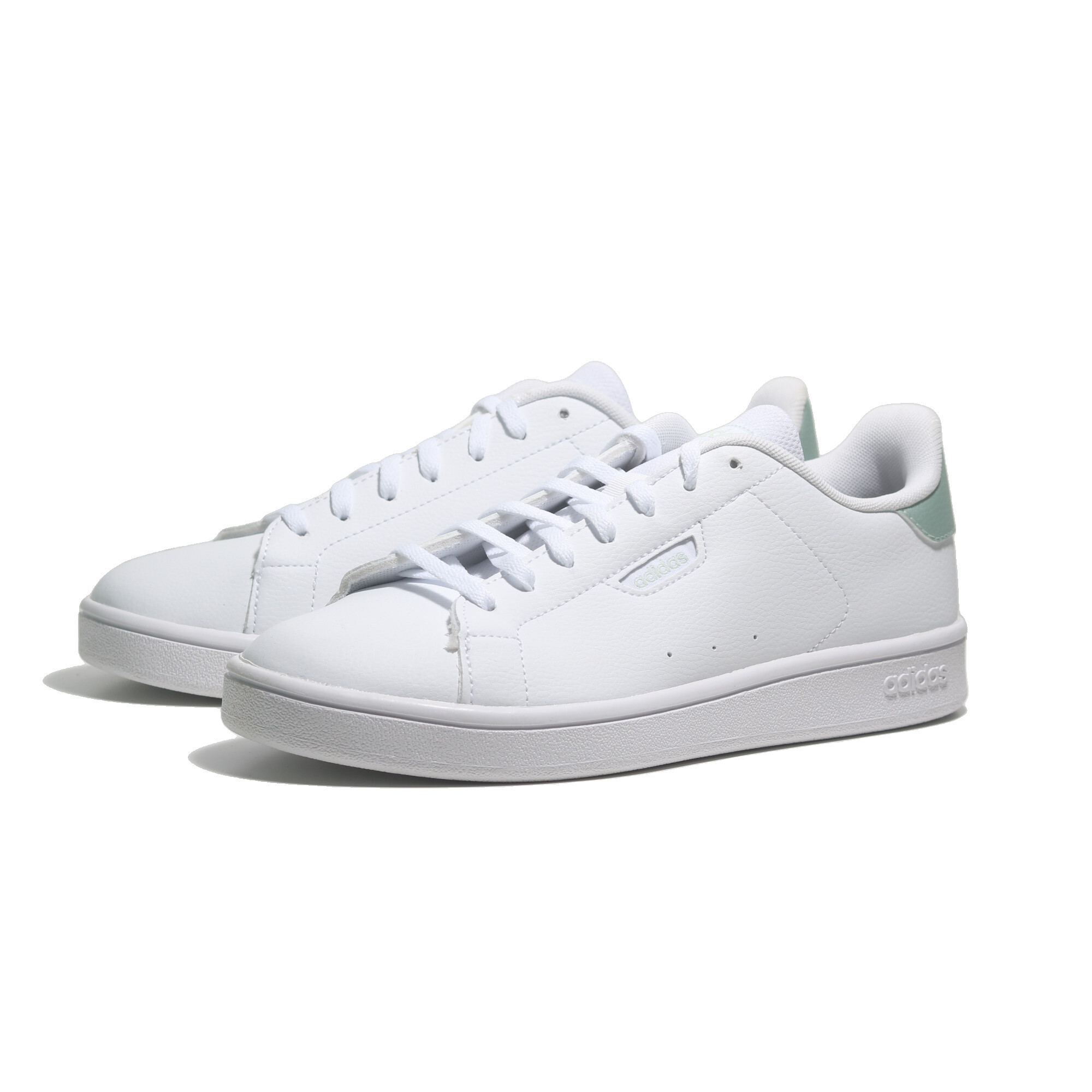 ADIDAS 休閒鞋 URBAN COURT 白色 鼠尾草綠 基本款 小白鞋 女 IH4899