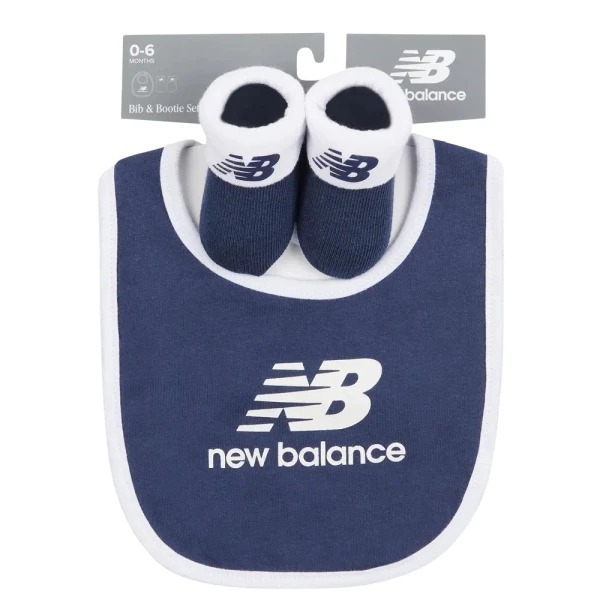 NEW BALANCE 學步鞋 圍兜 0-6個月 兩色 禮盒 LAKB0105- LAKB0105LLS LAKB0105NNY