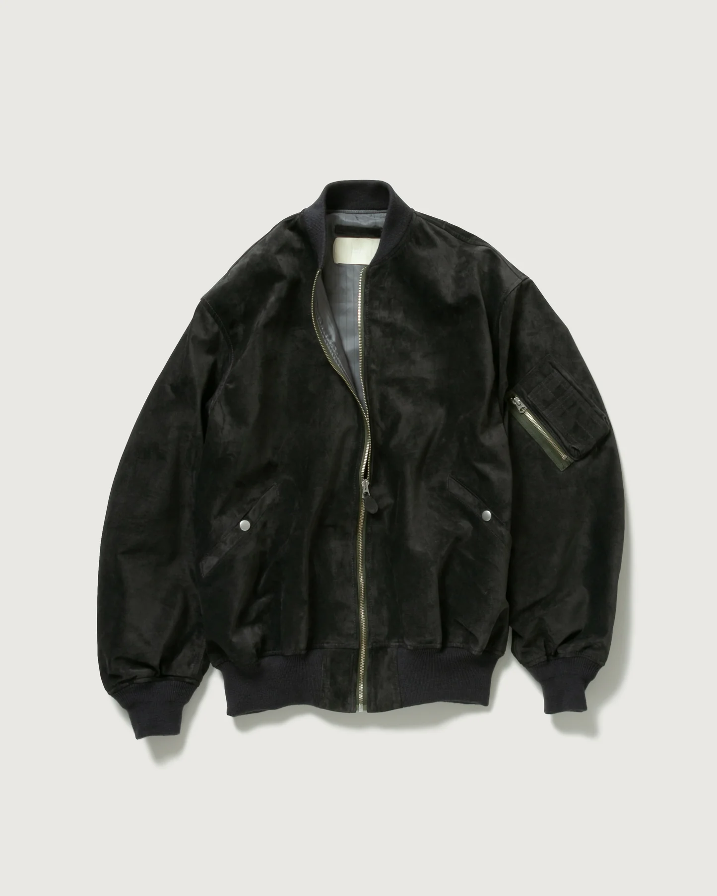 INNAT - SUEDE BOMBER JACKET / BLACK