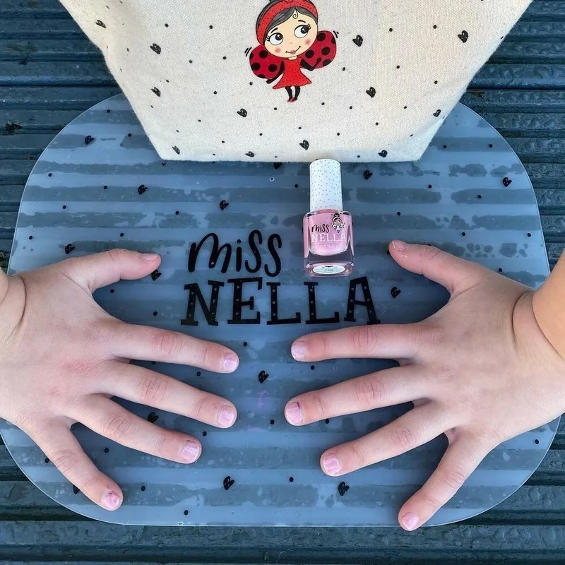 Miss Nella 兒童水性可撕式安全指甲油 - 閃閃臉頰粉 MN05