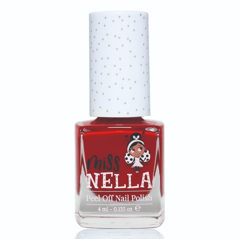 Miss Nella 兒童水性可撕式安全指甲油 - 草莓紅 MN07