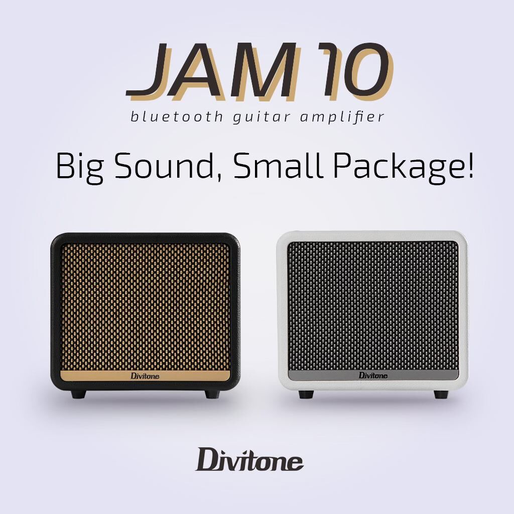 Divitone (預購)Divitone JAM-10 電吉他 效果器 藍芽 音箱(兩色可選) — 三峽吉他 / Bass