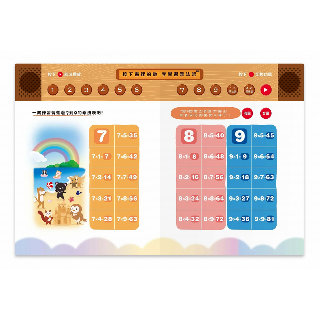 【樂森藥局】禾流文創 小手觸摸隨身聽 我會跟著數123