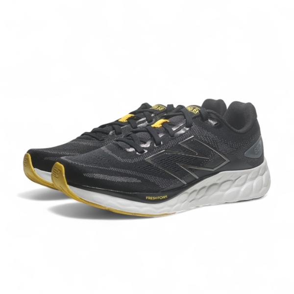 NEW BALANCE 慢跑鞋 NB 680 黑灰 2E寬楦 運動鞋 男 M680CB8