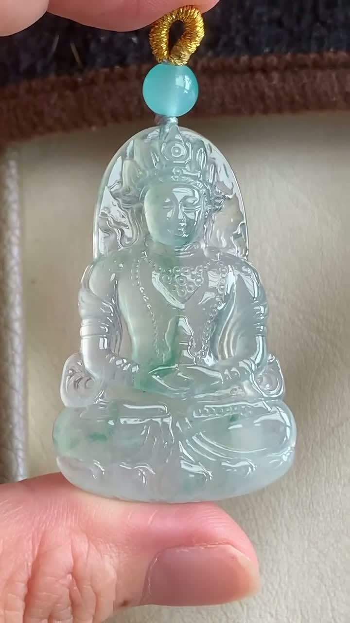 92529 翡翠冰飄花度母觀音