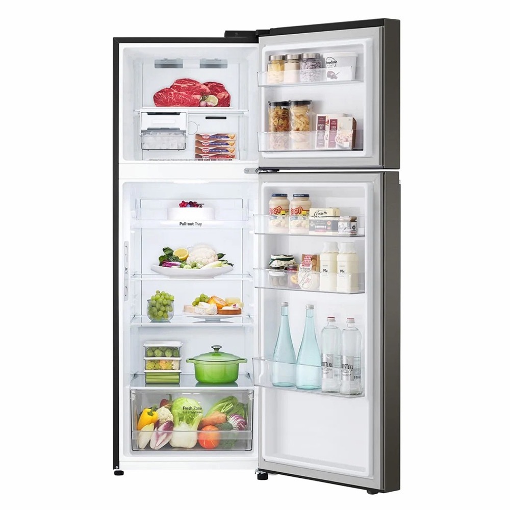 【LG】335公升｜智慧變頻雙門冰箱｜星夜黑|GN-L332BS*