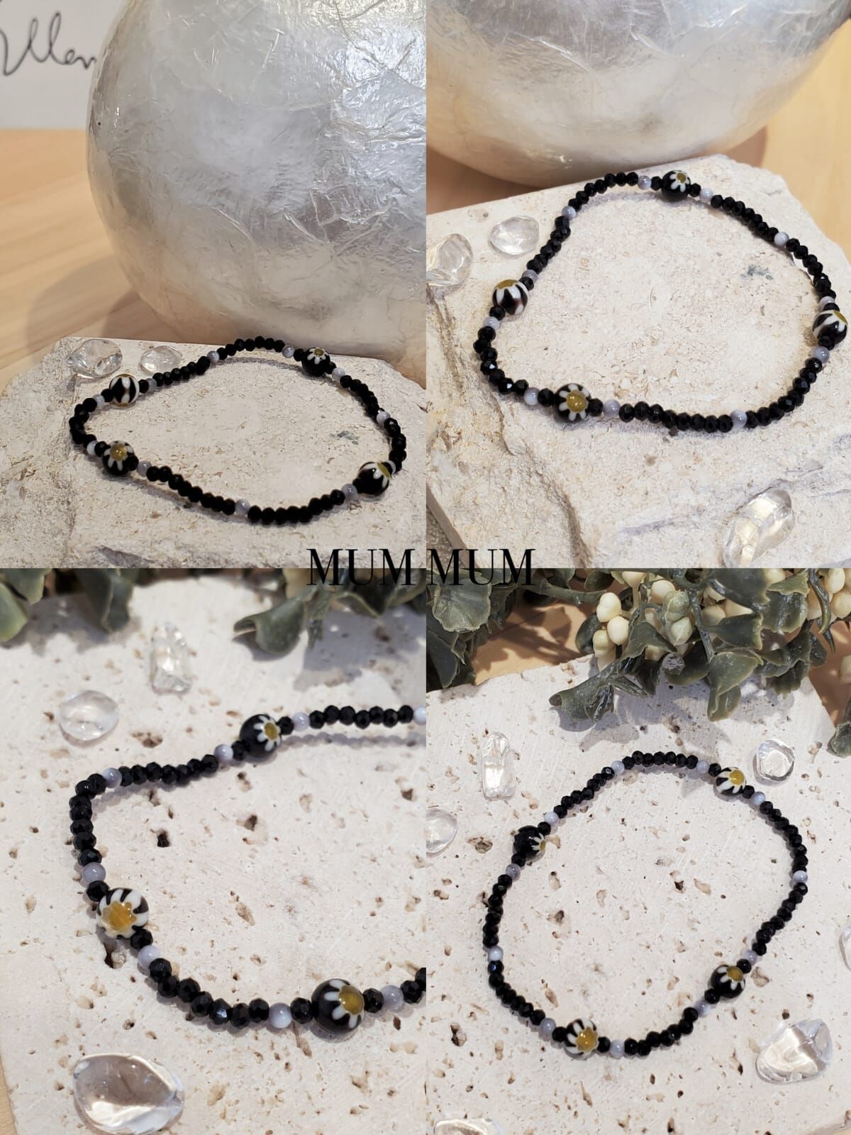 sl1209/韓國串珠小花手鏈