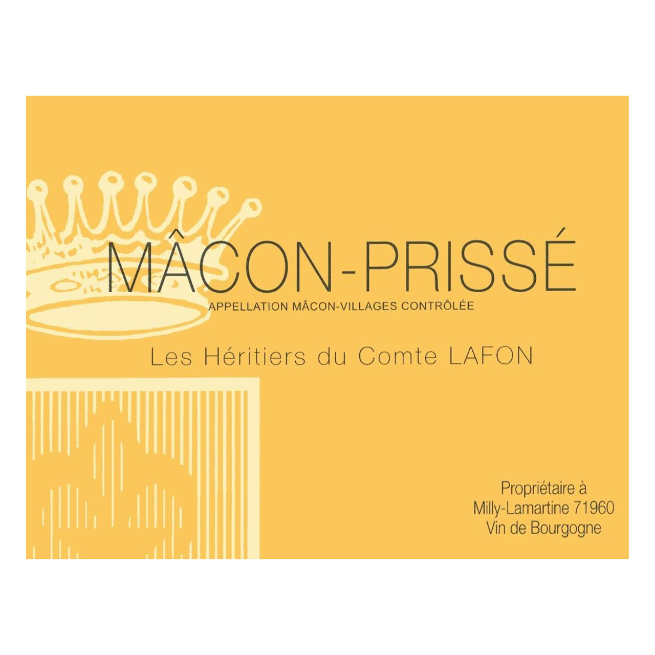 Heritiers du Comte Lafon Macon Prisse 2023