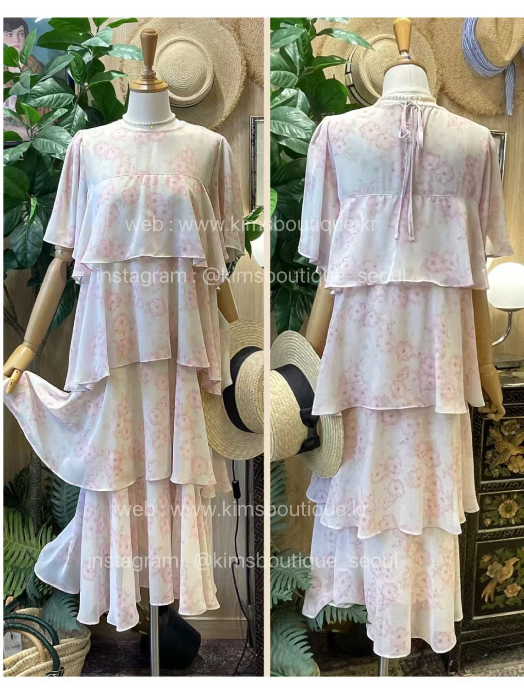 KM5023 仙女層次荷葉連身裙