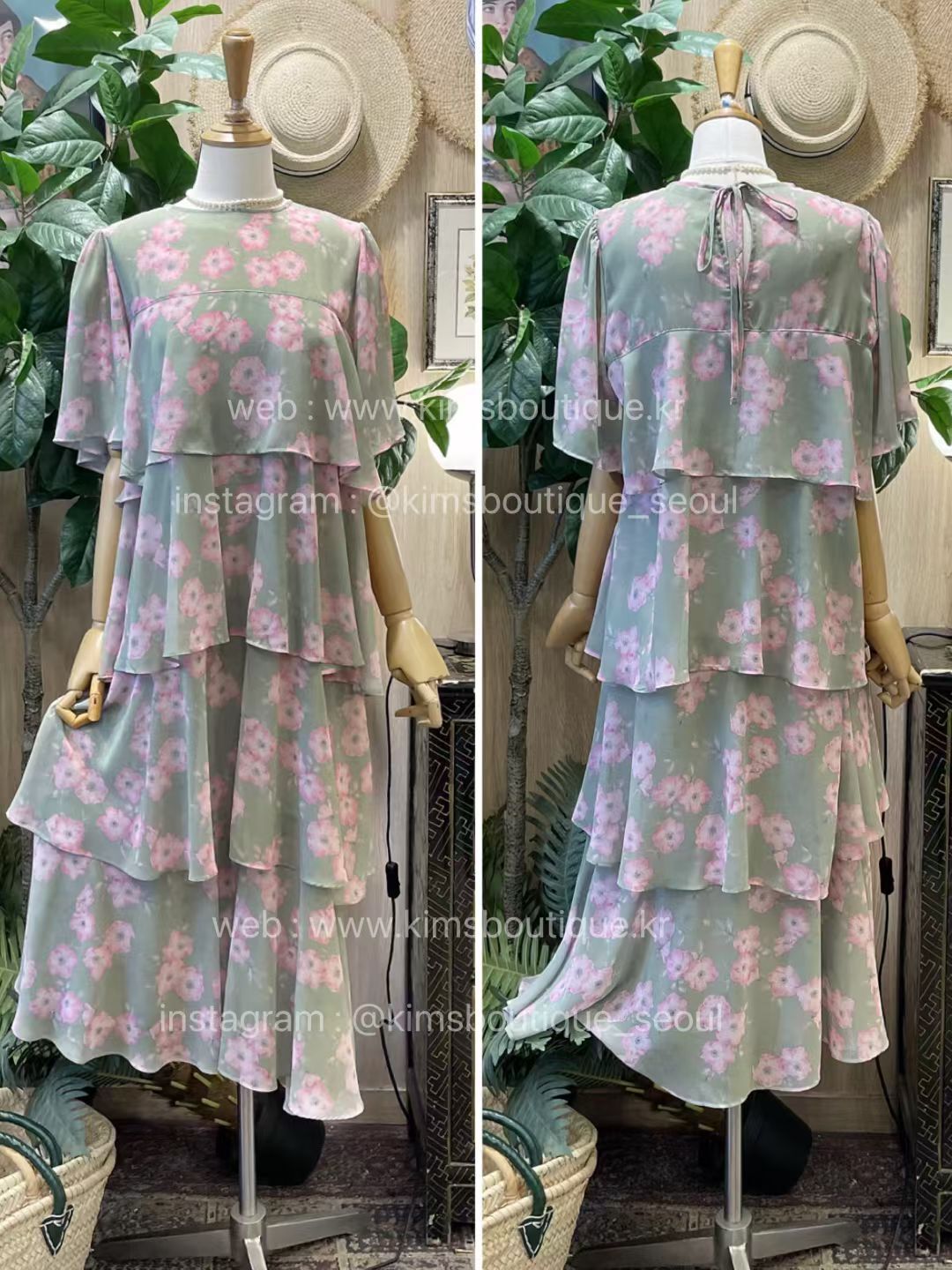 KM5023 仙女層次荷葉連身裙