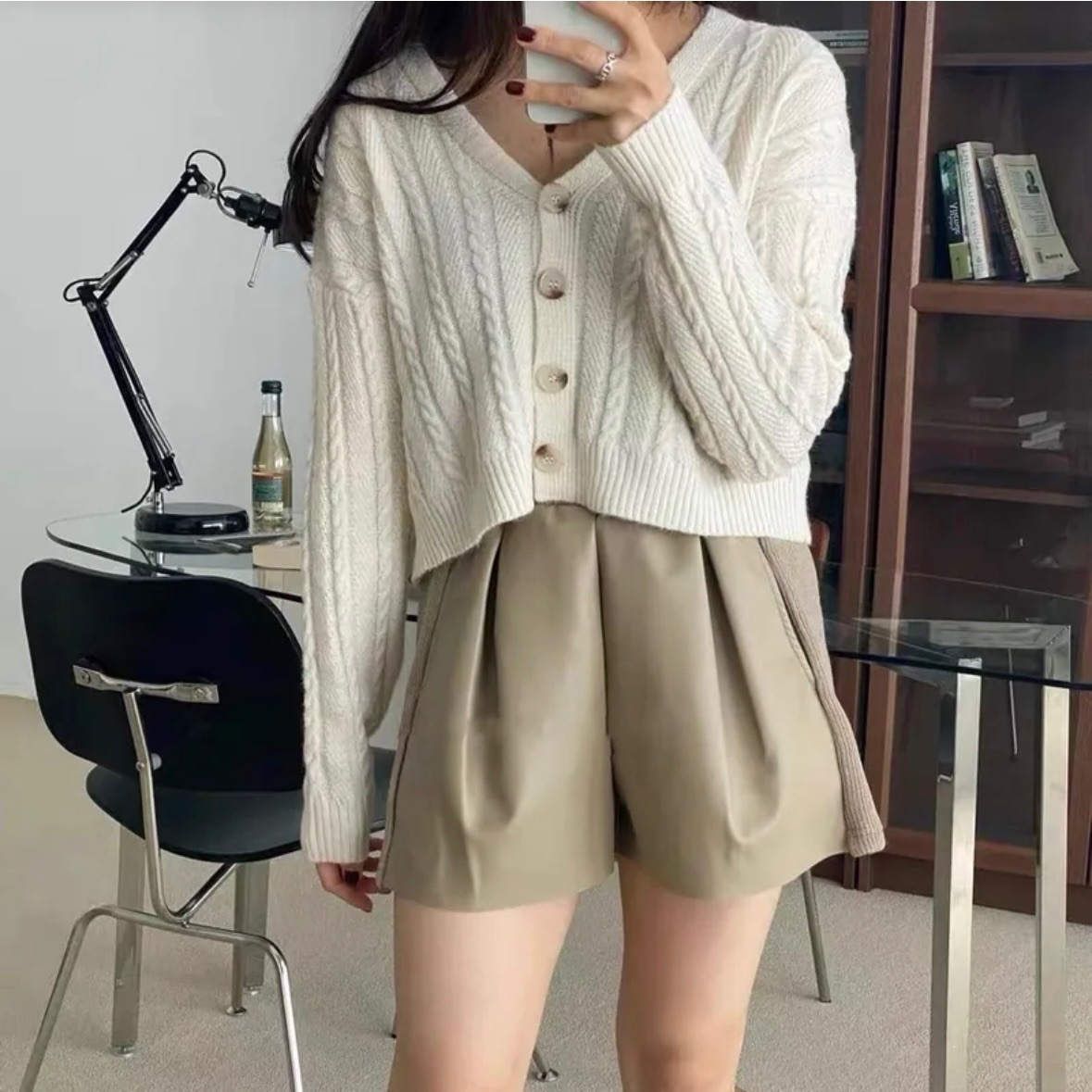 【優惠現貨】韓國麻花紐紋冷外套（4色）