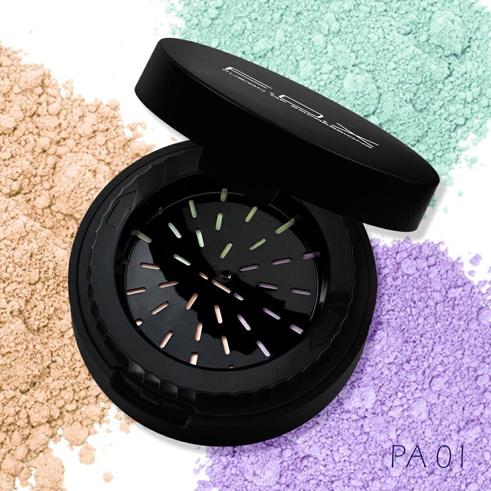 F.O.X絲柔幻采旋轉蜜粉10g『典雅黑包裝』