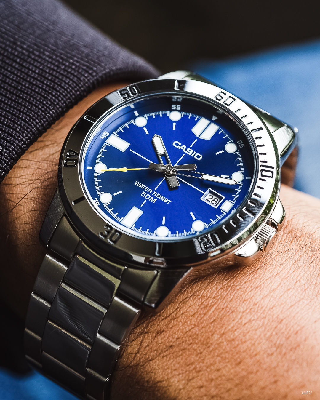 『男生要變帥 真的很簡單 😎』Casio Standard 藍 MTP-VD01D-2EVUDF