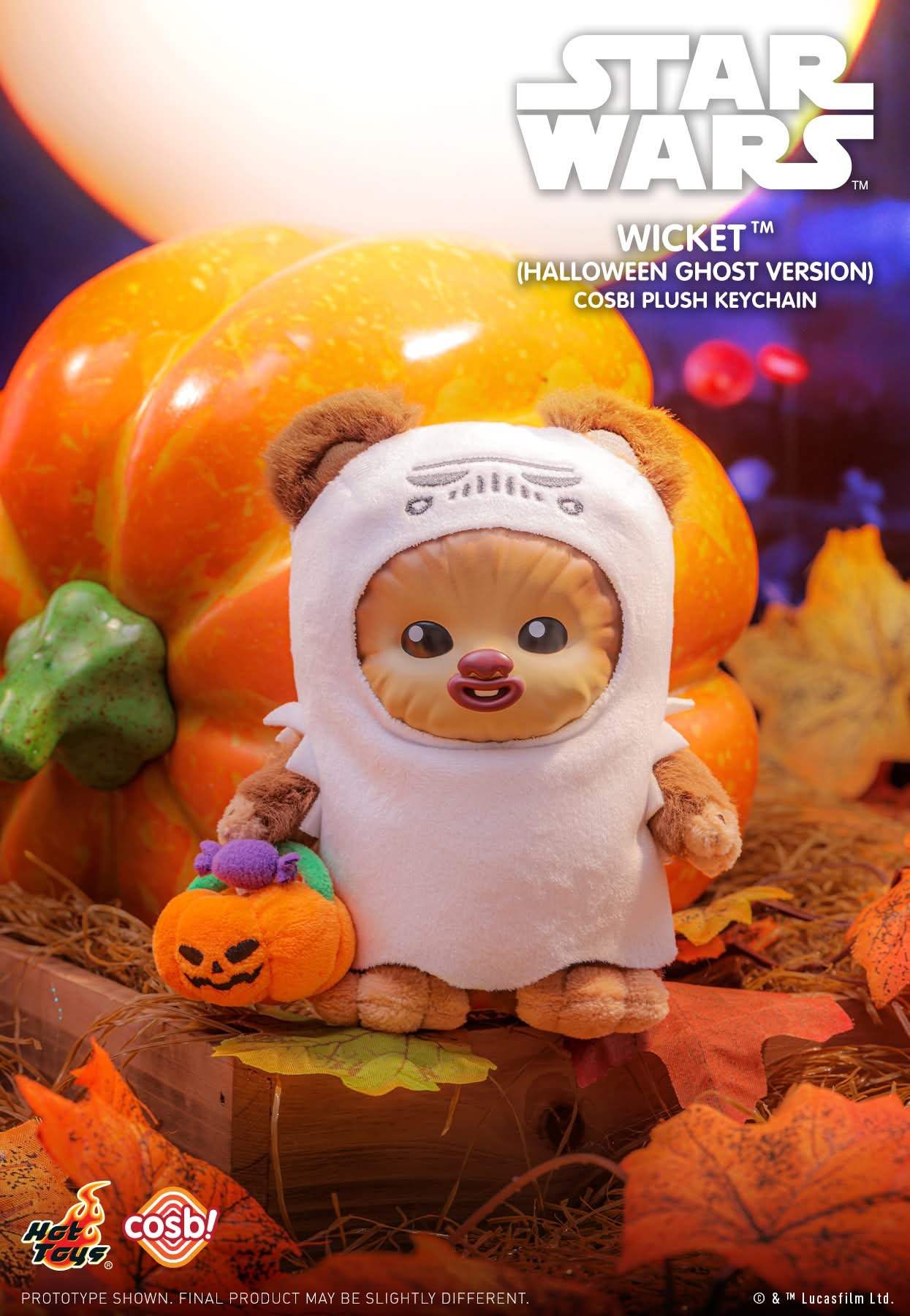 ［限定］Cosbi Plush Keychain Ewoks WICKET Hot Toys Cosbi Ewoks Wicket Plush Keychain Star Wars Celebration