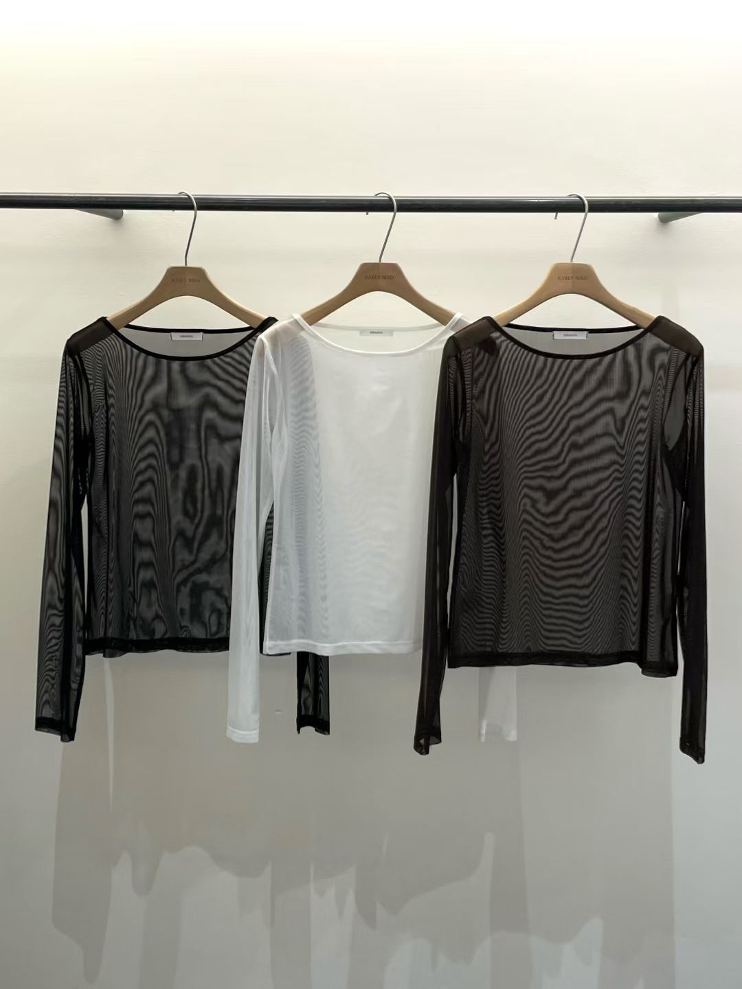 OB5011 小性感透視薄長袖外搭