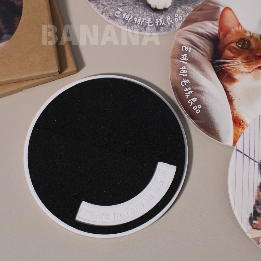 芭娜娜毛孩良品杯墊 貓咪吸水杯墊 貓貓杯墊 鶯歌陶瓷杯墊 台灣生產製造