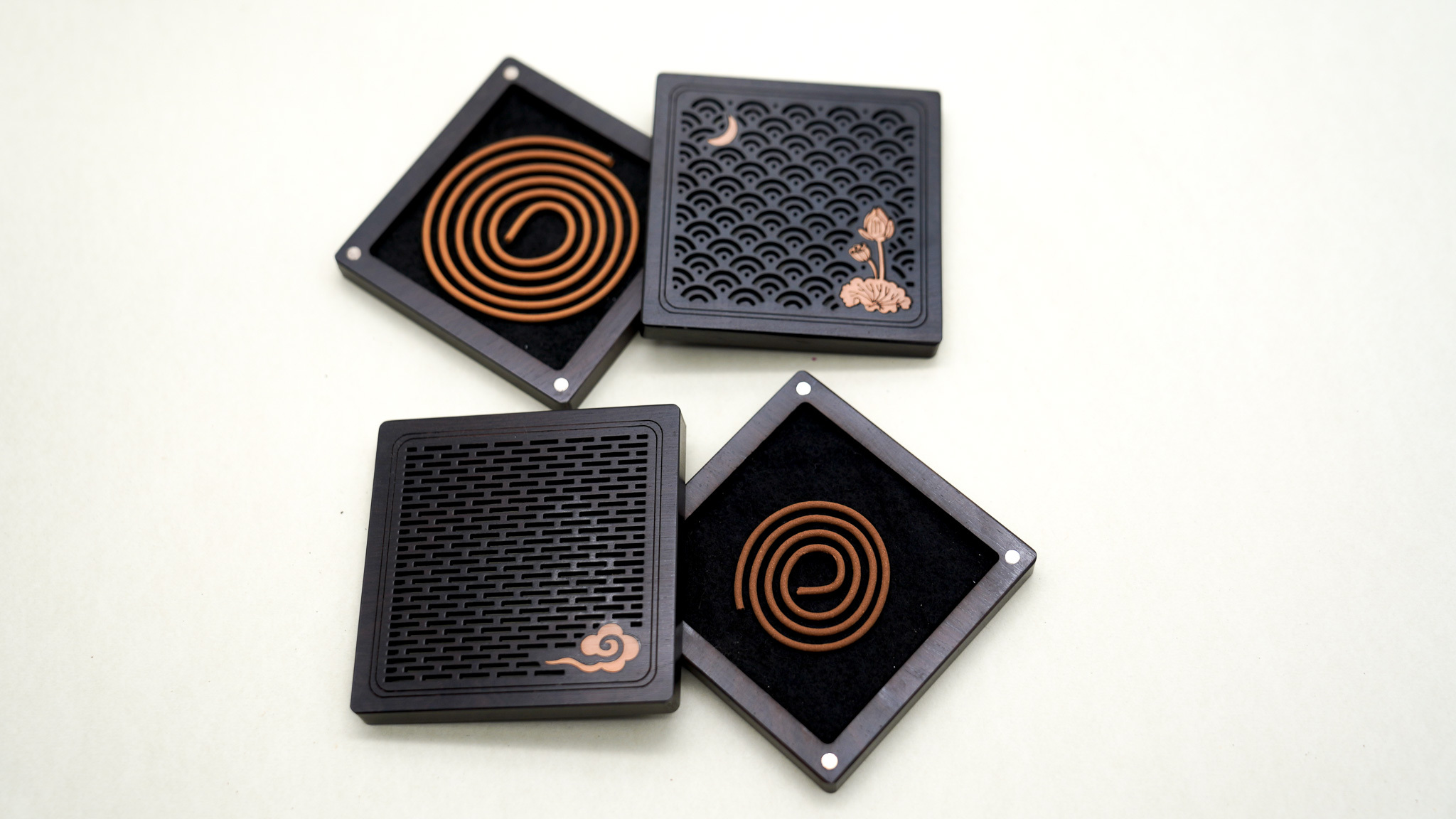 紫檀木香盒(方型)