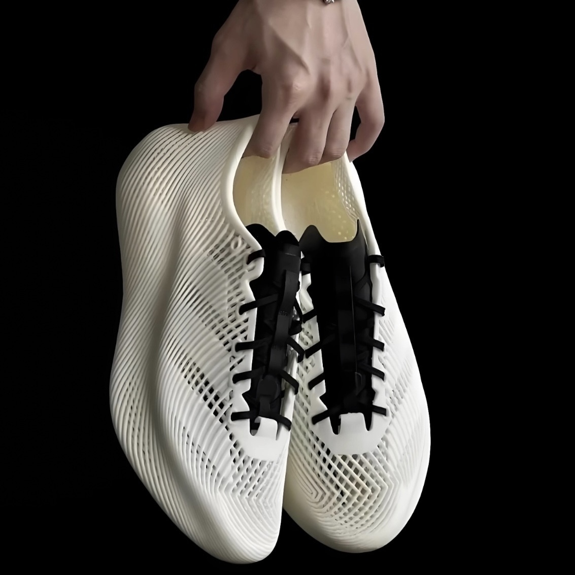 ADIDAS CLIMACOOL 米白 3D列印鞋 透氣 休閒鞋 時尚 潮流 JQ6637