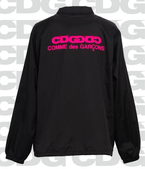 【CDG】PINK LOGO COACH JACKET5
