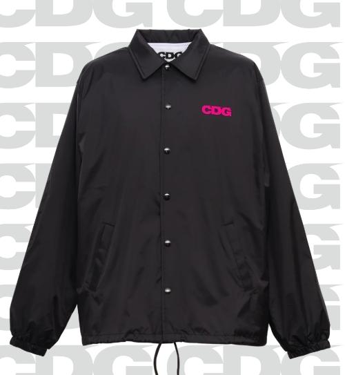 【CDG】PINK LOGO COACH JACKET5