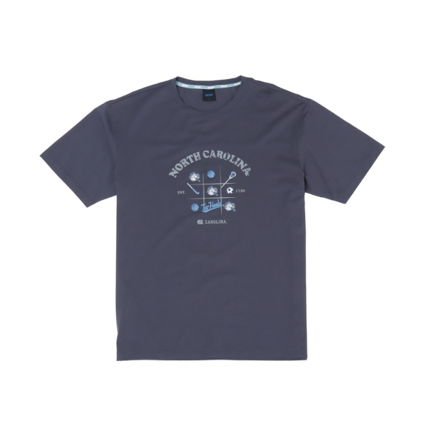 NCAA 短T 灰 白 九宮格印花 休閒 短袖 中性 7525101400 7525101510